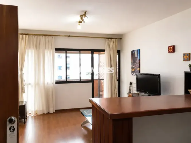 Apartamento mobiliado para locação - 01 Quarto - 01 Vaga - Alphaville Industrial