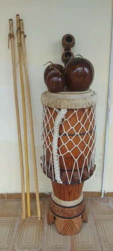 Atabaque de Corda Artesanal