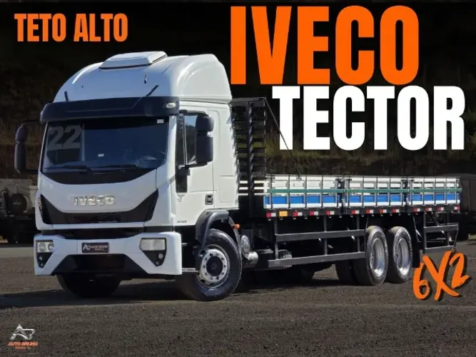 IVECO TECTOR 24-300 6X2 2021/2022 AUTOMÁTICO CARROCERIA 8,50M