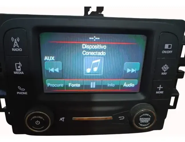 Rádio Multimídia Fiat Toro Jeep Renegade 2016 à 2020 Com Código Senha