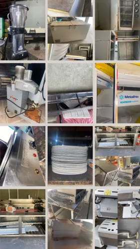 Estou vendendo diversos equipamentos e itens de estrutura para lanchonete
