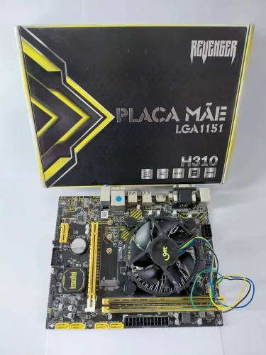 Kit placa mãe processador e memórias upgrade
