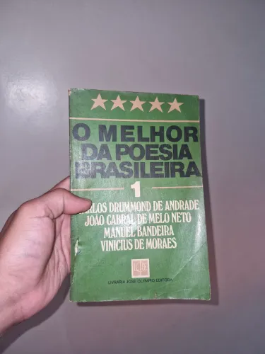 Livro- O melhor da Poesia Brasileira Carlos drumond de andrade