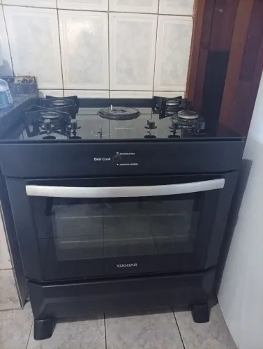 Vendo fogão mesa de vídro