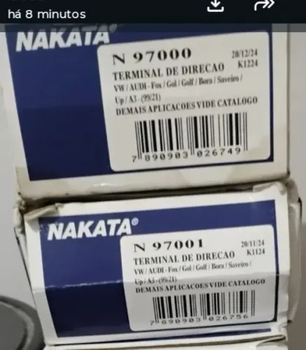Par terminal de direção Gol G4