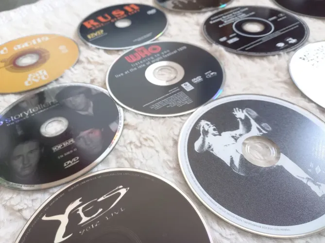 Lote DVDs Musicais Originais Sem Capa 25,00 cada