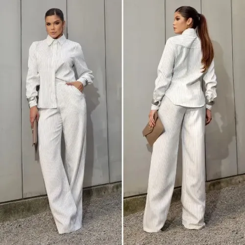 Conjunto risca de giz branco