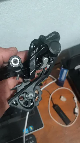 Câmbio traseiro Shimano xt m786 10v usadinho top barato