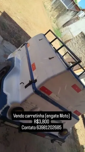 Carretinha engate Moto.