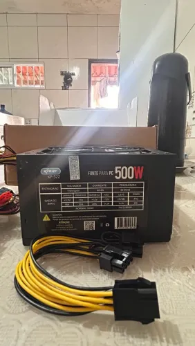 Fonte 500W 80 Plus Knup