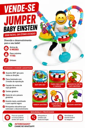 Brinquedo Jumper para bebê, JF