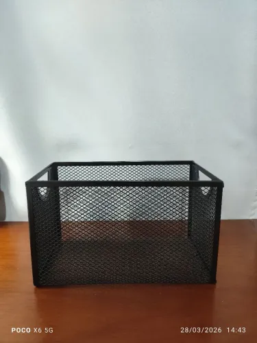 Organizador de mesa para escritório aramado 