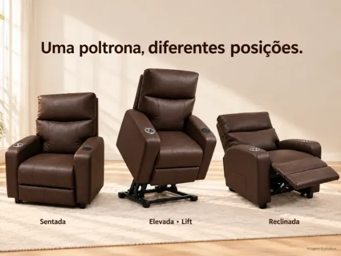 Aluguel de poltrona elétrica Lift para pós-operatório em Brasília
