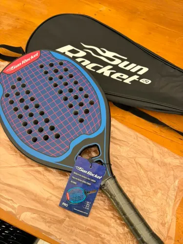 Raquete para Beach tênis. Sun Rocket PRO. NOVA... CARBONO.
