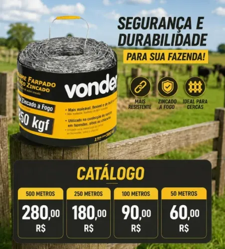 Arame Farpado Vonder