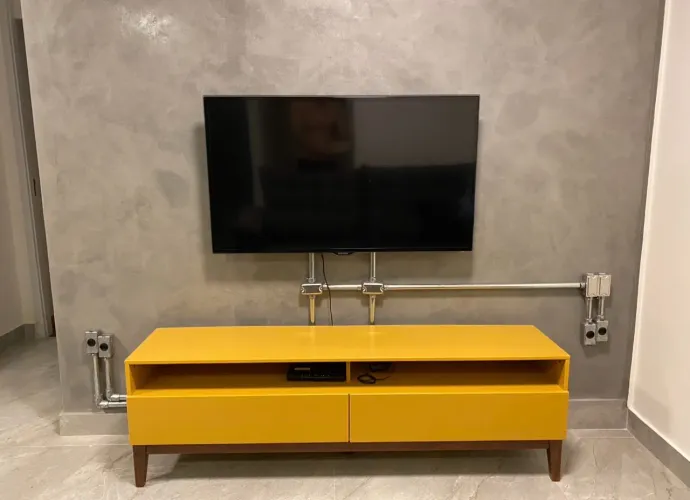 Rack Tok&Stok Amarelo 1,60m - Moderno e Novíssimo