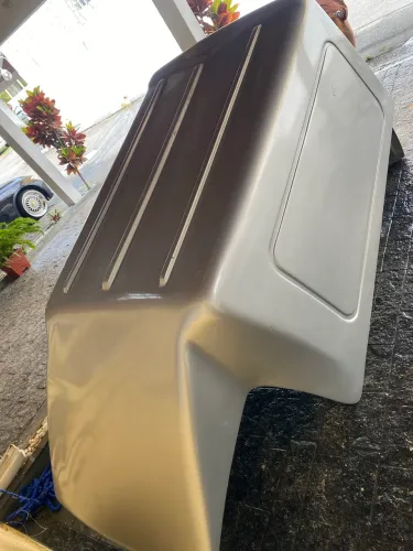 Capota de fibra 2 portas para carro utilitario
