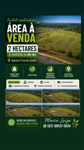 Venda área na Rodovia BR 163