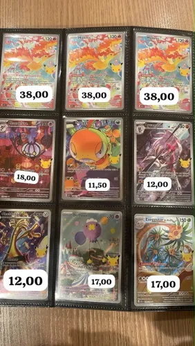 Cartas Pokémon coleção 30 anos!