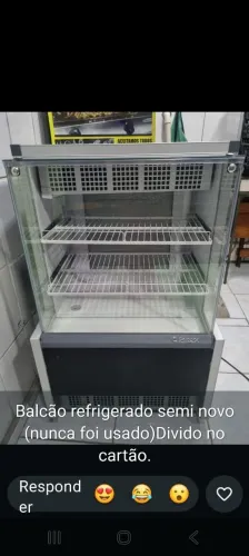 Balcão refrigerador doces