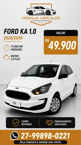 Ford KA 1.0 Se/se Plus Tivct Flex 5P 2020