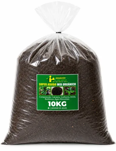 Adubo Orgânico 10kg - Nutrição Natural para Plantas, Hortas e Jardins