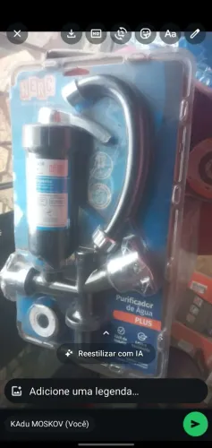 TORNEIRA FILTRO P COZINHA NOVO EMB HERK