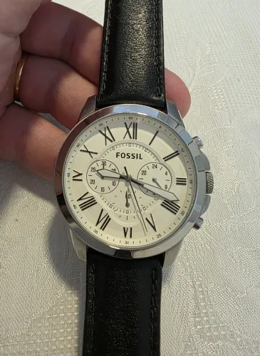 Relógio Fossil Usado - Grant Prata - FS4735/0BN
