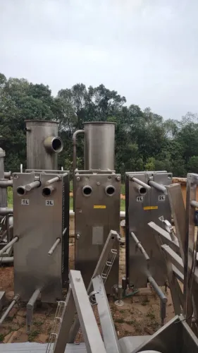 Trocador de Calor Pasteurizador em Aço Inox GEA 