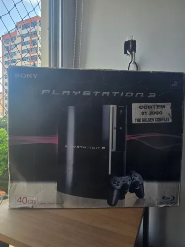 Playstation 3 Fat CECHH11 Na Caixa com Berço, e Manual, Com Defeito Leia