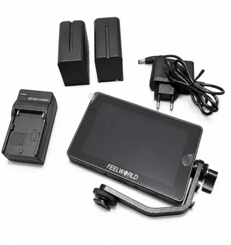Monitor Feelworld F6 Plus Touchscreen + 2 Baterias