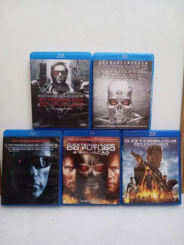 Coleção O Exterminador do futuro do 1 ao 5 original