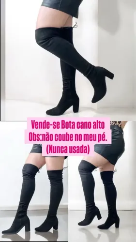 bota nunca usada 