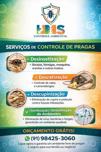 ? DEDETIZAÇÃO PROFISSIONAL - ACABE COM AS PRAGAS! ?<br>