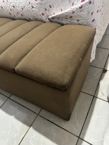 Kit cabeceira e baú cama qeen
