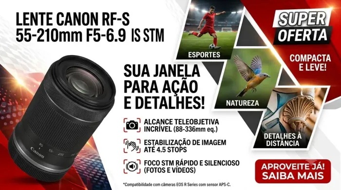 Lente Canon RF 55 210