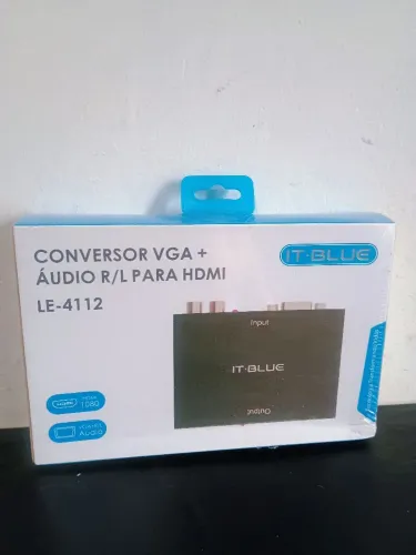 Conversor de entrada VGA para HDMI / OFERTA IMPERDÍVEL 