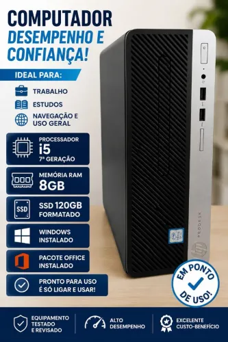 Cpu slim HP i5 7ª geração