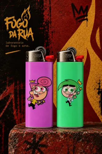 Kit 2 ou 3 Isqueiros BIC Personalizados | Casal e Amigos
