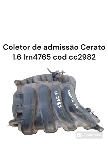 Coletor de admissão kia cerato 1.6