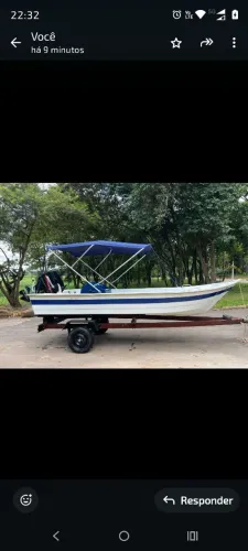 Lancha de fibra 4,70