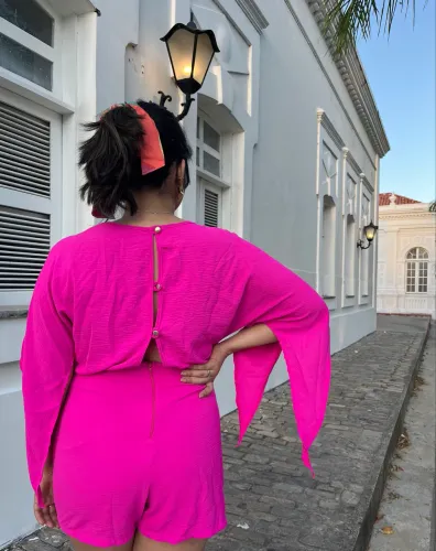 Macaquinho rosa NOVO