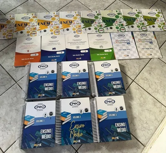 COLEÇÃO DE LIVROS SISTEMA EDUCACIONAL PEC 1° ANO DO ENSINO MÉDIO 