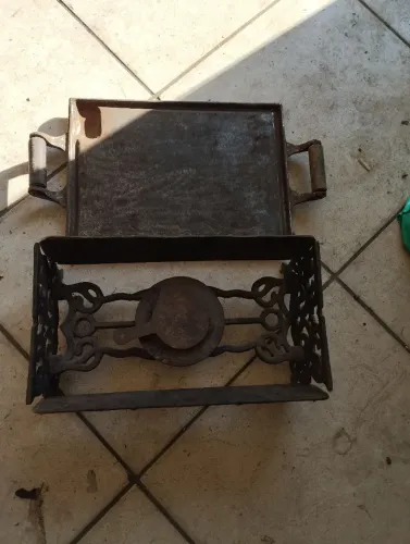 Réchaud, ferro fundido completo.