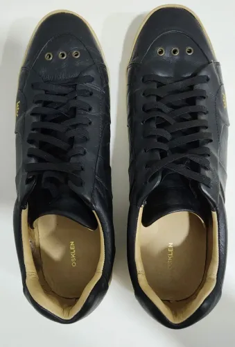 Tênis Osklen Arpoador Soft Original Couro Preto - Número 43