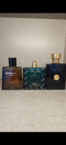 Burberry Hero EDP + Versace Eros EDT + Versace Dylan Blue