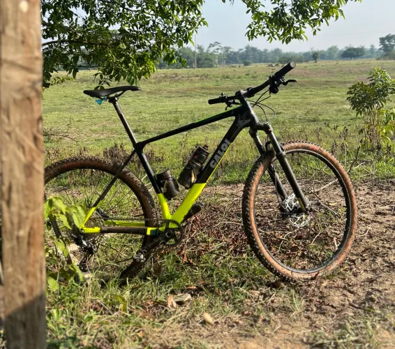 Bicicleta Aro 29 - Quadro 19 Carbono Caloi Elite Racing