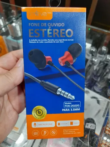 Fone de Ouvido Estéreo P2