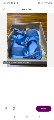 Mini Melissa Kick off Sandal azul 26/27