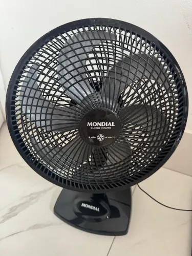 Ventilador de Mesa Mondial Super Power 6 Pás - Ótimo Estado